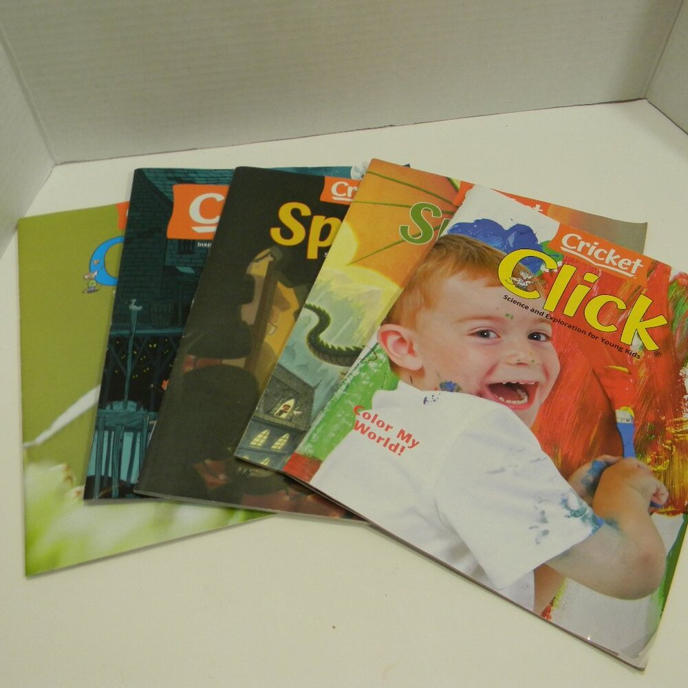Cricket Magazine for Kids Set of 5 Science New Readers Learning Homeschool